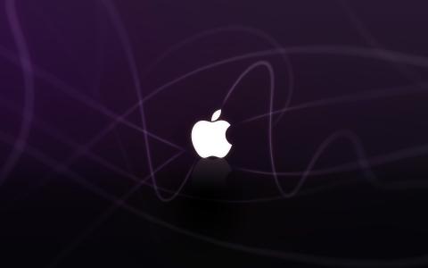 紫色苹果频率壁纸