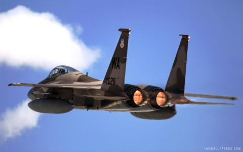 F 15鹰从内利斯空军基地壁纸