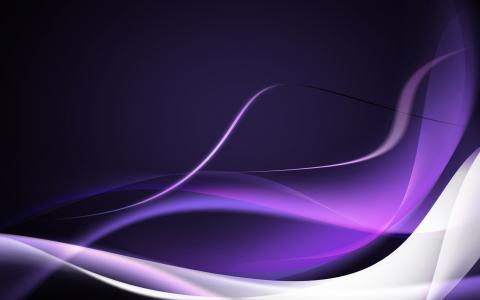 摘要，平面设计，紫色，波浪线壁纸