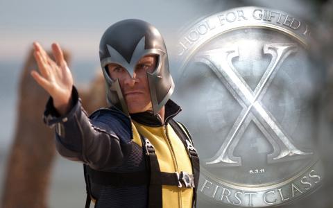 X-Men中的Magneto：头等壁纸