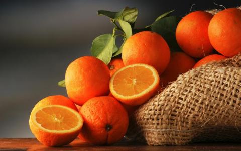 水果橘子桌面背景壁纸