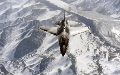F 16侵略者在联合太平洋阿拉斯加的范围HD墙纸