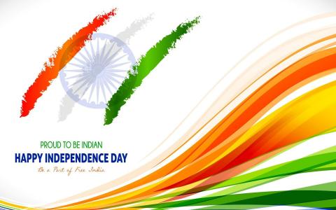 骄傲是印度独立日快乐的高清照片壁纸