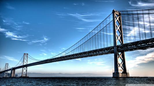 奥克兰大桥旧金山海洋高清壁纸