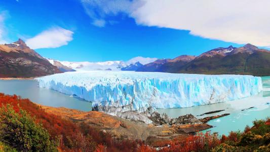 惊人的佩里托莫雷诺冰川阿根廷壁纸