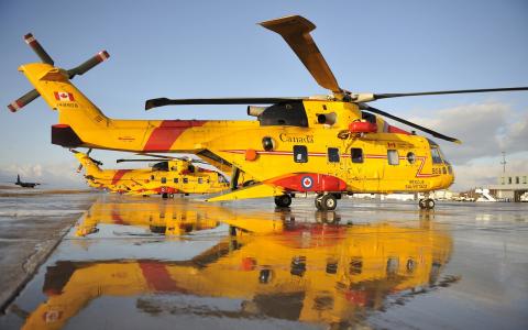 加拿大救援直升机壁纸