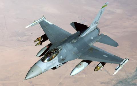 F 16战斗机空军基地伊拉克高清壁纸
