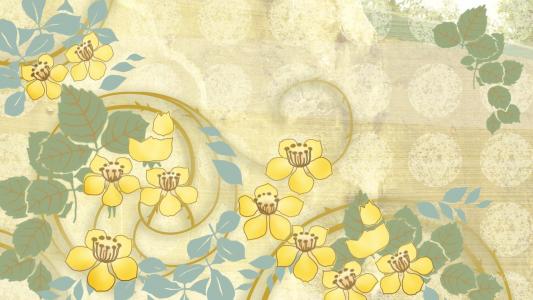 黄色Flowers壁纸之谜