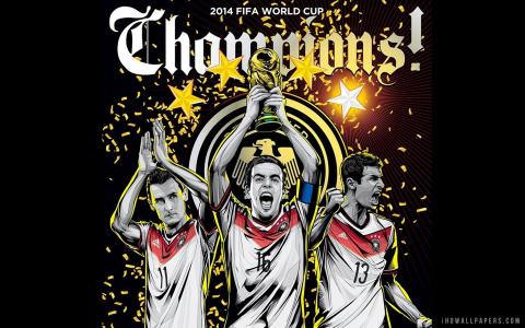德国世界杯2014年冠军壁纸