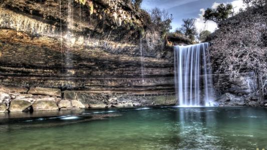 Canyon Waterfalls wallpaper