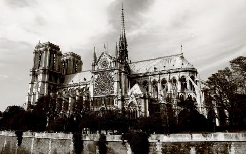 巴黎圣母院巴黎壁纸