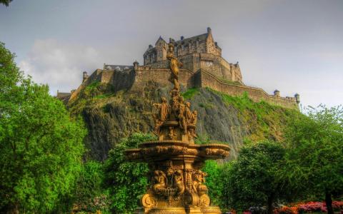 爱丁堡城堡苏格兰壁纸
