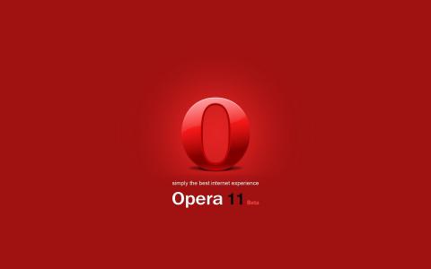 Opera 11 Beta壁纸