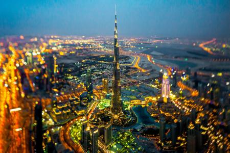 Burj Khalifa，迪拜地平线壁纸