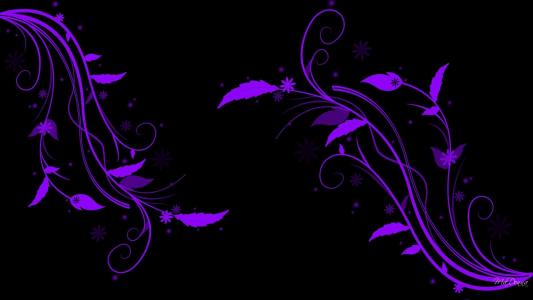 紫色春天壁纸