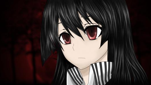 Akame ga Kill，Akame，黑发，红眼睛的壁纸