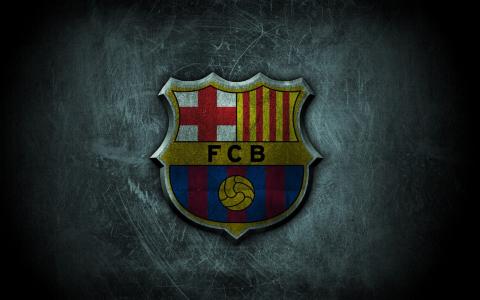 巴塞罗那足球俱乐部Grunge Logo