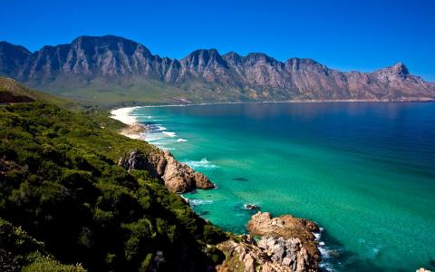 南非，开普敦，海滩，海，海岸壁纸