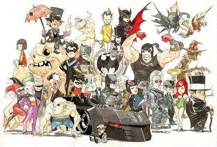 蝙蝠侠，集团，超级英雄壁纸