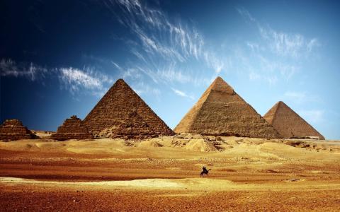 可爱的埃及金字塔壁纸