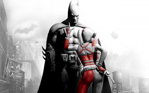蝙蝠侠和哈雷奎因壁纸