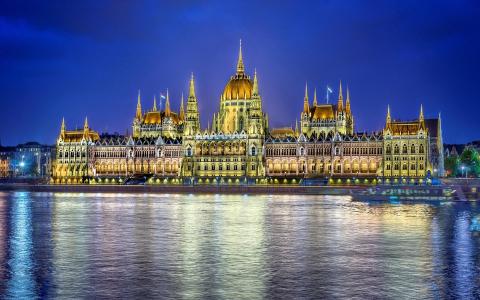 神奇的议会大楼在匈牙利人民民主共和国壁纸
