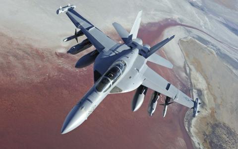 波音EA-18G咆哮者战斗机壁纸