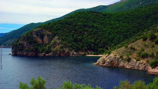 克雷斯岛海岸克罗地亚海岸线克罗地亚的性质岩石水高清壁纸