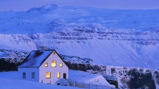山景观雪首页冰岛图库壁纸