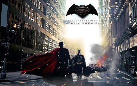 超人蝙蝠侠 - 公共敌人壁纸
