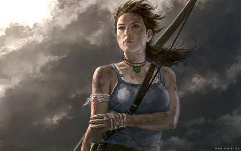 Lara Croft 2012 wallpaper