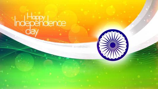 快乐的独立日祝愿印度壁纸的照片