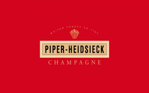 吹笛者heidsieck，1907年，香槟，昂贵，法国壁纸