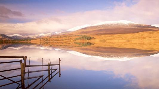 Tulla湖阿盖尔-苏格兰壁纸