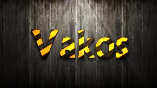Vakos，商标，木板墙纸