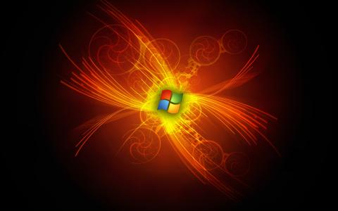 微软Windows徽标墙纸