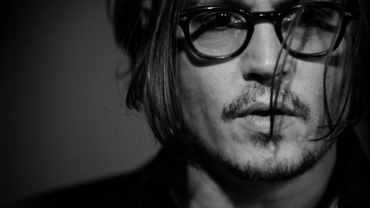 Johnny Depp Monochrome壁纸