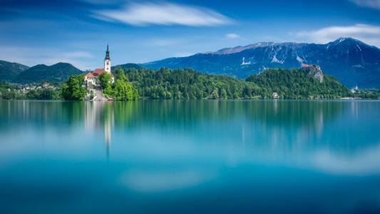 布莱德，斯洛文尼亚，布莱德湖，美丽，大自然，风景壁纸