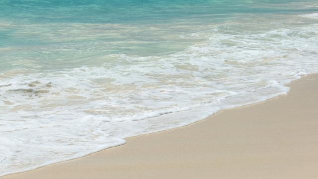 沙滩大海海浪图片