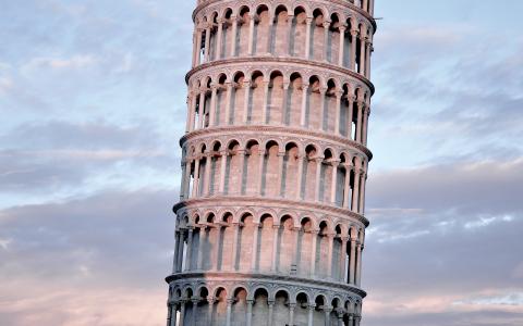 比萨斜塔，旅游，塔，意大利，建筑壁纸