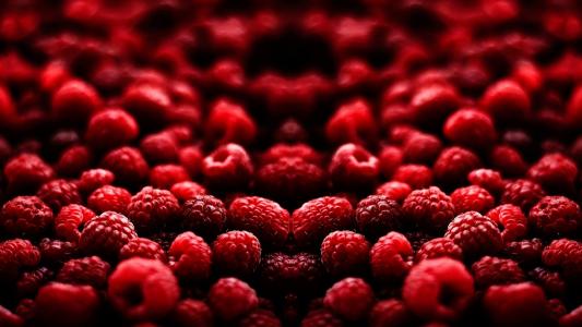 美味的水果，红树莓壁纸