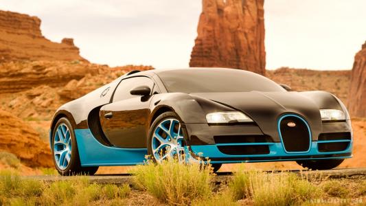 Bugatti在变形金刚4壁纸