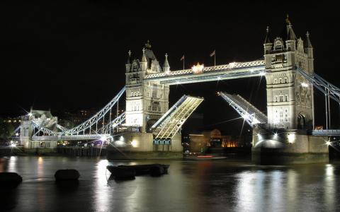 伦敦桥夜景壁纸