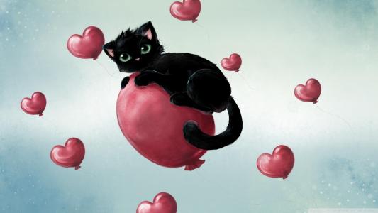 Sweetheart Cat wallpaper