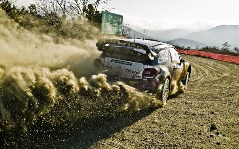 雪铁龙DS3 WRC汽车拉力赛壁纸