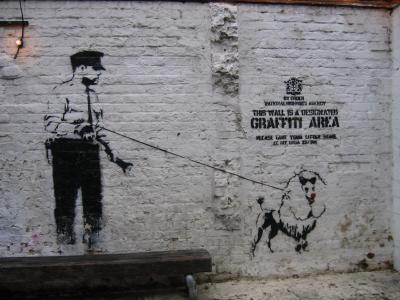 Banksy涂鸦高清壁纸