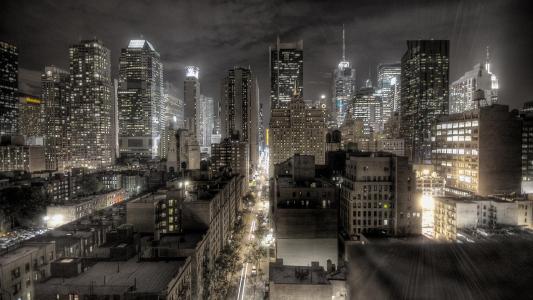 黑暗的纽约市2012 [高清]壁纸