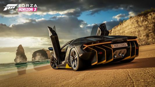 Forza Horizon 3, Lamborghini Centenario rear view wallpaper