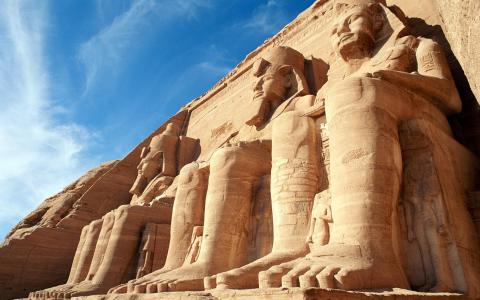 阿布辛拜勒神庙埃及壁纸