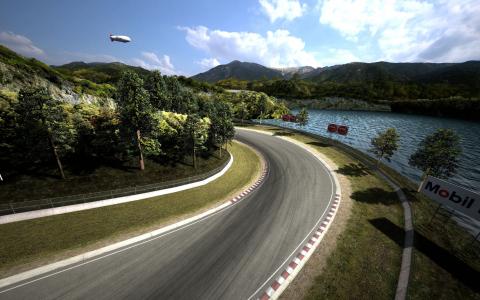 Gran Turismo Race Track Landscape高清壁纸